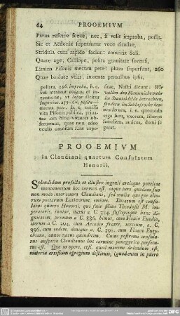 [Cl. Claudiani]