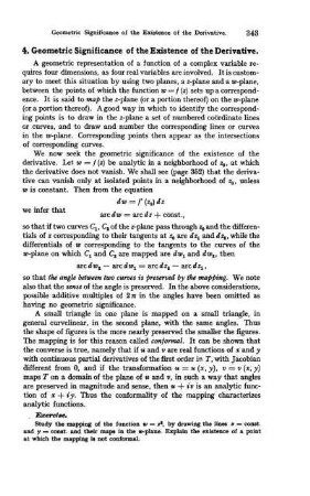 4. Geometric Significance of the Existence of the Derivative.