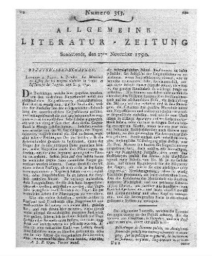 Journal für das Forst- und Jagdwesen. Bd. 1, H. 1. Leipzig: Crusius 1790
