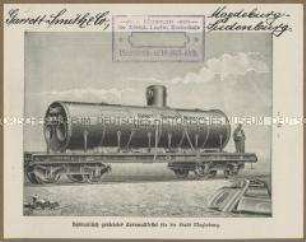 Dampfkessel von der Firma Smith und Co. in Magdeburg-Buckau