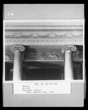 Weimar, Festsaal im Schloss