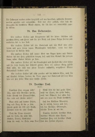 79. Deutscher Trost.