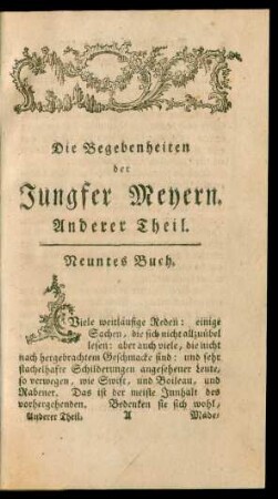 Neuntes Buch.