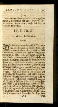 Tit. XI. De Militari Testamento.