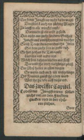 Das zwelffte Capitel.