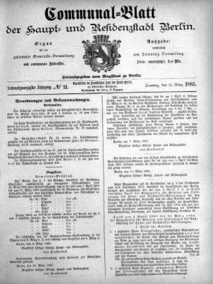 1885,11: No. 11, 15. März 1885