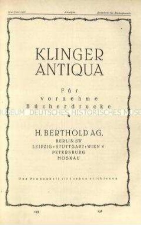 Zeitschrift für Bibliophilie, Neue Folge 13.1921/22