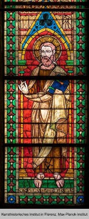 Die Apostel Simon und Judas Thaddäus - Fenster A-X: Simon und Judas Thaddäus