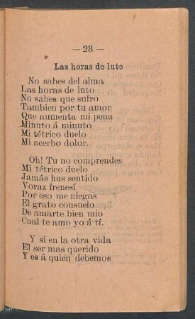 Las horas de luto