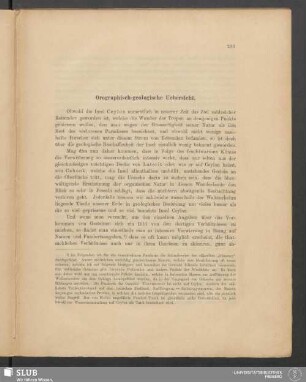 Orographisch-geologische Uebersicht