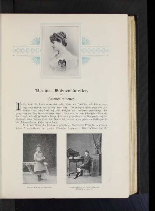 Amanda Lindner als Schulmädel