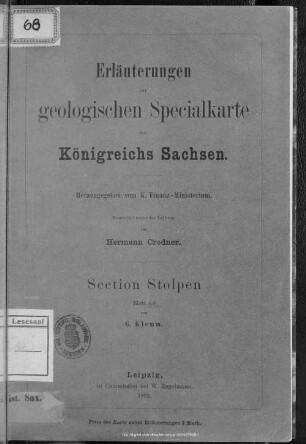 68: Section Stolpen : Blatt 68