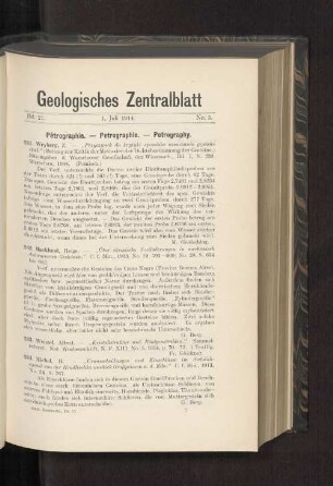 1. Juli 1914. No. 3.