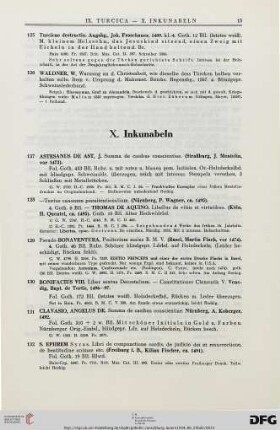 Inkunabeln (Nr. 127-142)