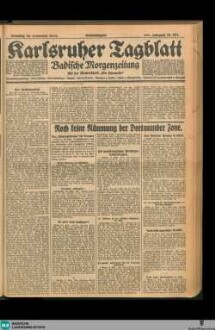 Karlsruher Tagblatt, Abendausgabe