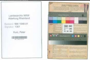 Entnazifizierung Peter Kurz , geb. 06.12.1899 (Polizist)