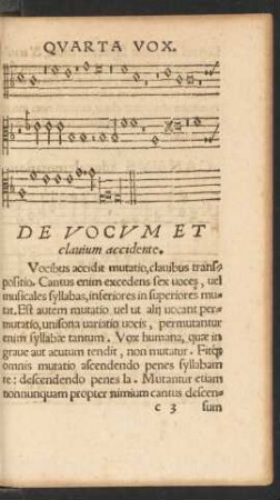 De Vocum Et clavium accidente.