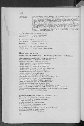 Krankenanstalten