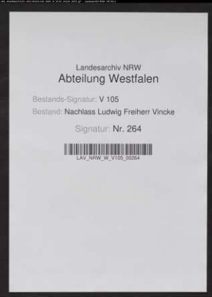 1 Brief von Josua Hasenclever in Ehringhausen