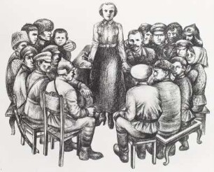 Sitzung des Gubkoms; aus der Folge "Oktober in Woronosh"