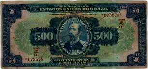 Geldschein, 500.000 Reis, 1931