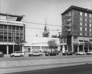 Dresden-Altstadt, Wilsdruffer Straße 24. Café "espresso" (1965-1967). Straßenansicht