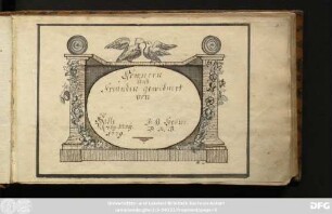 Gönnern und Freunden gewidmet : Stammbuch J. G. Heine
