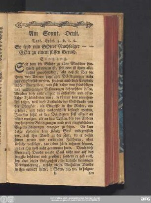 Am Sonnt. Oculi. Text. Ephes. 5. v. 1. 2.