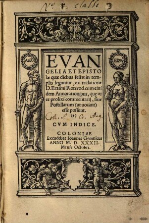 Evangelia Et Epistolae : quae diebus festis in templis legunter