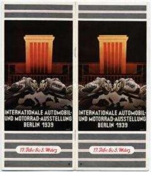 Ausstellungsführer zur Internationalen Automobil- und Motorrad-Ausstellung 1939 Berlin (englisch)