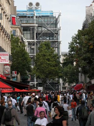 Strasse am Centre Pompidou