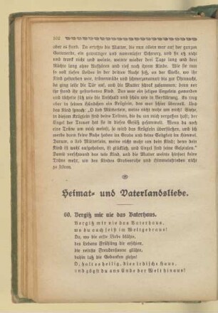 Heimat- und Vaterlandsliebe