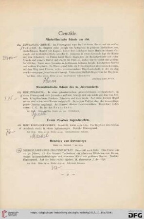 Gemälde (Nr. 184-189)