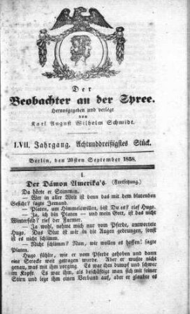 38. Stück, 20. September 1858