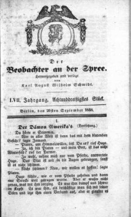 38. Stück, 20. September 1858