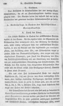 5. Rechtspflege in Sachen der willkürlichen Gerichtsbarkeit.