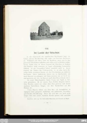 VIII. Im Lande der Griechen.