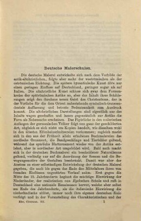 Der deutsche Cicerone : Führer durch die Kunstschätze der Länder deutscher Zunge, 3. Malerei : deutsche Schulen