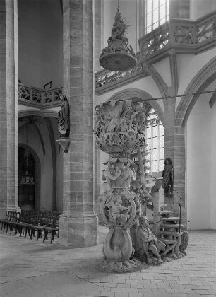 Freiberg. Tulpenkanzel im Dom