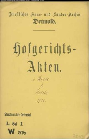 de Wrede, Majors Witwe gegen Kanzleipedell Holste - Schuldforderung