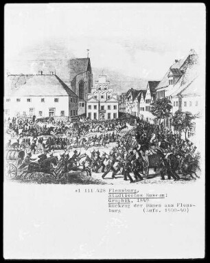 Rückzug der Dänen aus Flensburg