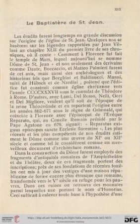 Le Baptistère de St. Jean