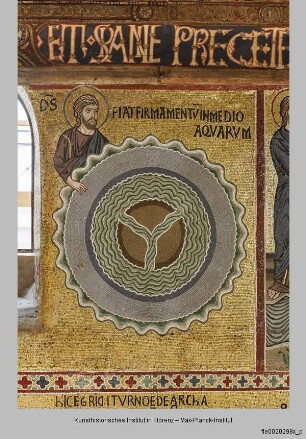 Bildprogramm des Palazzo dei Normanni : Alttestamentlicher Zyklus : Erschaffung der Welt und des Lichtes