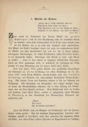 2. Moltke als Redner