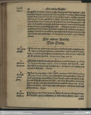 Der andere Artickel. Von Gotte