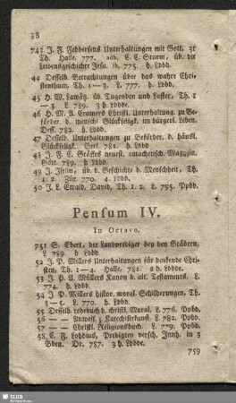 Pensum IV