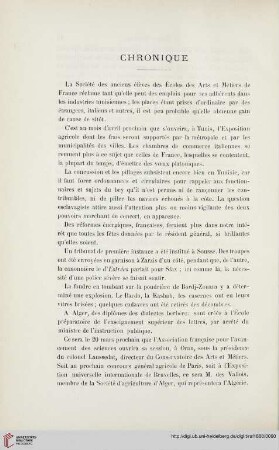 Chronique