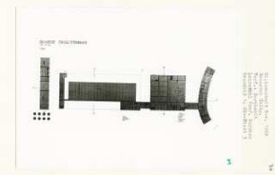 Brauerei, Berlin-Charlottenburg (Diplomarbeit bei Bernhard Hermkes): Grundriss 1. Obergeschoss 1:200