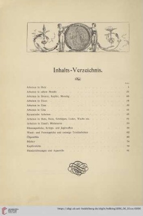 Inhalts-Verzeichnis