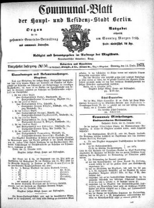 1873,50: No. 50, 14. Dezember 1873